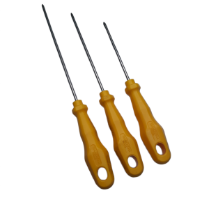 Juego de destornillador punta cruzada.